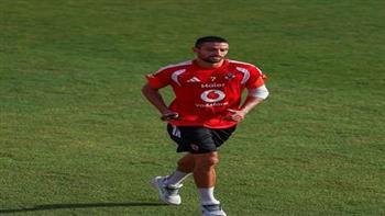 طاهر محمد طاهر يبدأ الجري ويقترب من العودة لتدريبات الأهلي