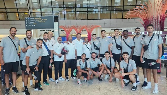 طائرة الزمالك تصل الإمارات استعدادًا لبطولة بني ياس الدولية