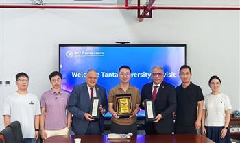 جامعة طنطا وهونان الصينية تبحثان إنشاء مراكز تميز وتطوير التعليم الهندسي بالذكاء الاصطناعي