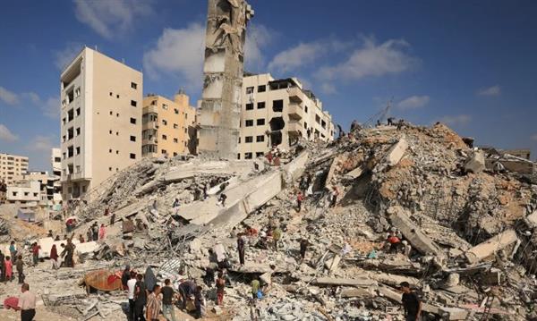 "القاهرة الإخبارية": الاحتلال يحول غزة إلى ركام ويواصل استهداف النازحين