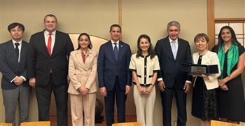 ​ وزير السياحة والآثار يبحث مع رئيس وكالة السياحة اليابانية تعزيز التعاون السياحي بين البلدين