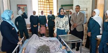 مدير التأمين الصحي بالقليوبية تتابع انتظام الدراسة بمعهد تمريض شبرا الخيمة