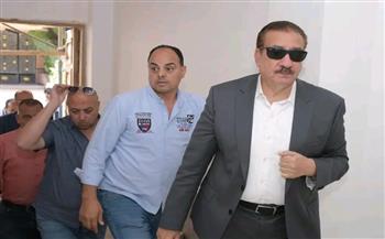   محافظ بورسعيد يتابع اللمسات النهائية للمبنى المؤقت لسداد اشتراكات التأمين الصحي 