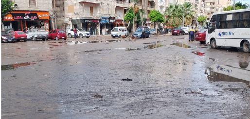 الصرف الصحي بالإسكندرية تتابع الأمطار لحظة بلحظة