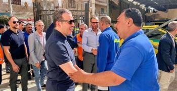 عمرو رشيد يجتمع بقيادات المنطقة المركزية الشمالية بمقر هيئة الإسعاف المصرية بمحافظة الشرقية