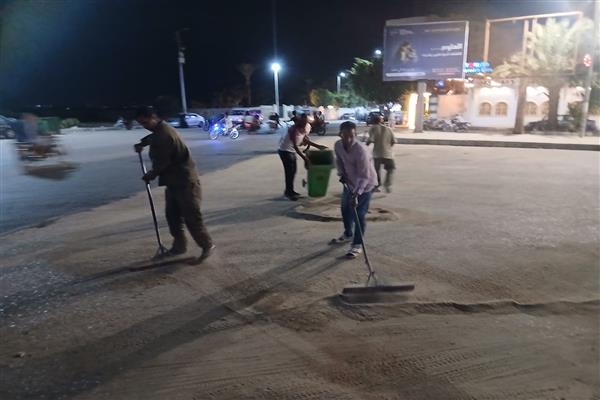 استعدادًا للموسم السياحي.. رفع كفاءة الشوارع والمناطق السياحية بالأقصر