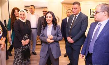   وزيرة التضامن تفتتح مقر المعرض الدائم لصندوق دعم الصناعات «لوتس» بالعجوزة