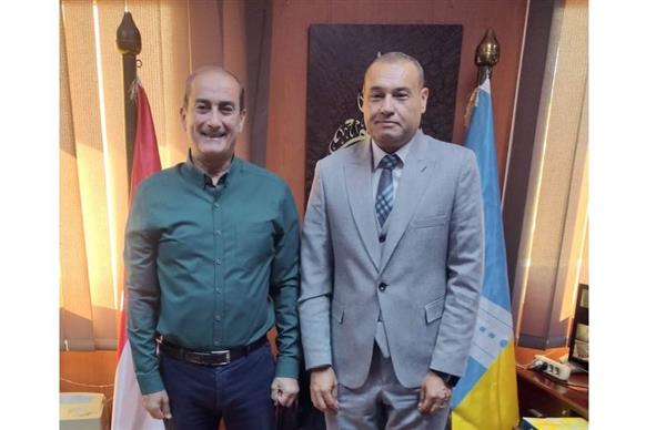 مدير استاد الإسكندرية الدولي يهنئ رفاعي ويبحث آفاق التعاون المشترك