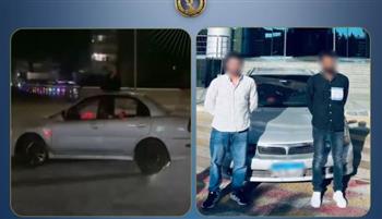   القبض على قائد سيارة ومرافقه بعد حركات استعراضية خطرة بالشرقية