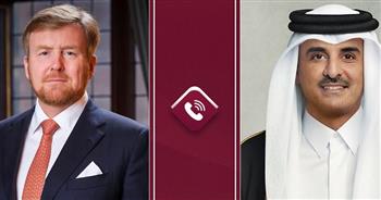   أمير قطر وملك هولندا يبحثان هاتفيا تعزيز العلاقات الثنائية بين البلدين