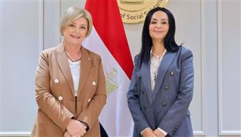   الدكتورة مايا مرسي تستقبل وزيرة العمل الإيطالية