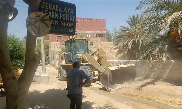 حملات مكثفة بالفيوم لرفع 50 طن مخلفات وإزالة الإشغالات
