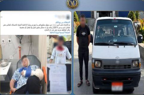 أولوية المرور تشعل مشاجرة.. ضبط سائق ميكروباص اعتدى على طالب بمدينة نصر