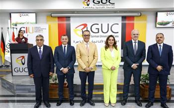   وزيرة التنمية المحلية تشهد احتفالية الجامعة الألمانية لتكريم أوائل الثانوية العامة بالمحافظات