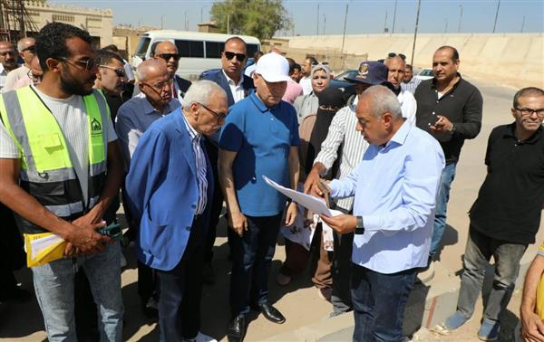 محافظ القاهرة يتفقد مناطق الإمام الشافعي و السيدة عائشة ومجرى العيون