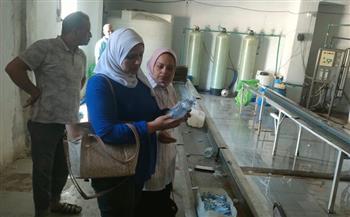   «صحة الغربية» تضبط منشأة مياه غير مرخصة وغير صالحة للاستهلاك الآدمي بكفر الزيات