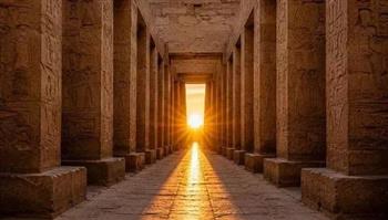 غدا.. الشمس تعامد على قدس أقداس معبد هيبس بالوادي الجديد