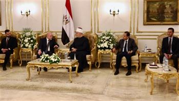   مفتي الجمهورية يلتقي مستشار الرئيس الفلسطيني للشؤون الدينية