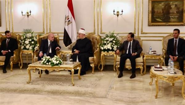 مفتي الجمهورية يلتقي مستشار الرئيس الفلسطيني للشؤون الدينية