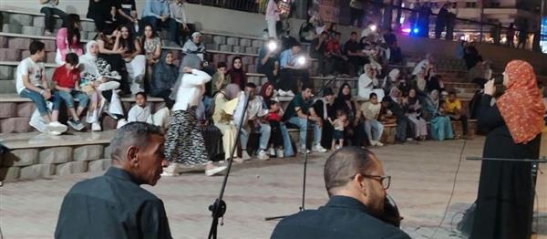 "شارع الفن"أغاني الطرب الأصيل في حفل فني بالممشى السياحي ببني سويف