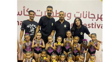كاميليا الهواري تحصد الميدالية الذهبية في كأس مصر للجمباز الفني تحت 6 سنوات
