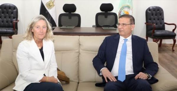 وزير الزراعة يتابع مع "الوكالة الإيطالية" مستجدات المشروعات المشتركة