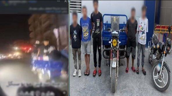 ضبط 5 متهمين بسرقة دراجة نارية وحملها على «تروسيكل» بالقاهرة