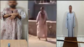 حقيقة فيديو شخص يلوح بسلاح وملابسه ملطخة بالدماء في الأقصر