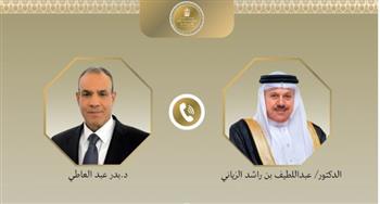   وزير الخارجية يبحث مع نظيره البحريني العلاقات الثنائية وتطورات الأوضاع الإقليمية