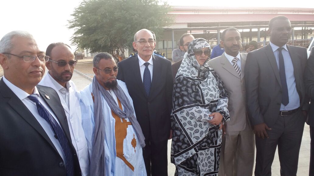   وزير الزراعة خلال زيارته لموريتانيا لبحث وتعزيز التعاون المشترك بين البلدين