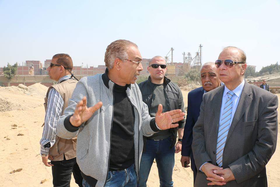   محافظ القاهرة يتفقد محطة مياه كفر العلو بحلوان