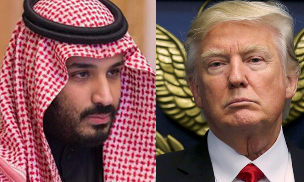   الرئيس الأمريكي يستقبل ولي العهد السعودي في البيت الأبيض
