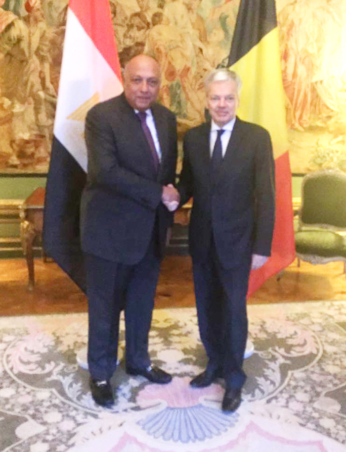   وزير خارجية بلجيكا يعرب عن تقدير بلاده للتطورات التي تشهدها مصر
