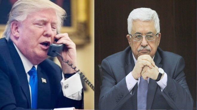   عباس فى انتظار مكالمة ترامب