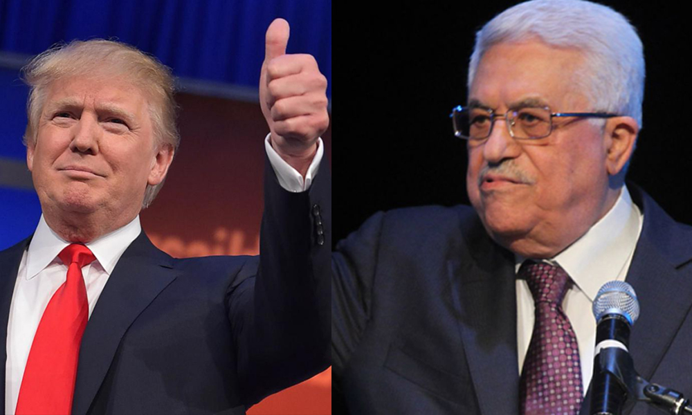   عباس: قلت لترامب إننا ندعم السلام القائم على حل الدولتين 
