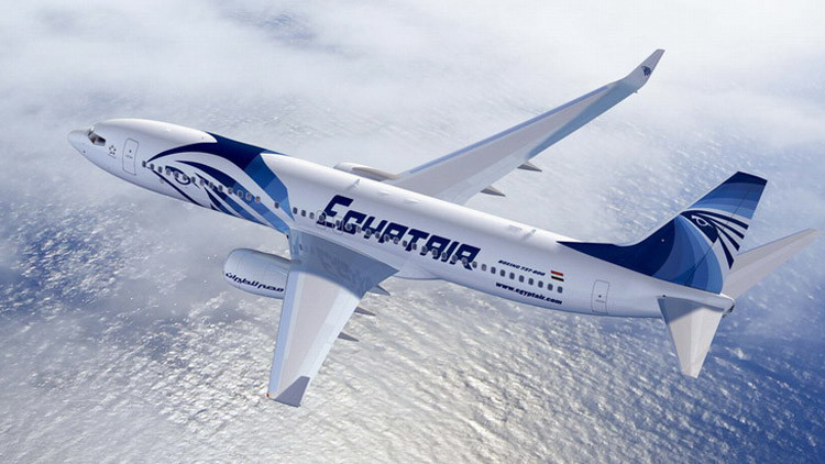   طائرة مصر للطيران التاسعة الجديدة قادمة فى طريقها من أيسلندا
