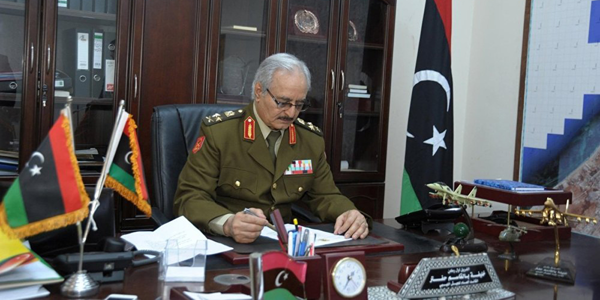   القائد العام للقوات المسلحة العربية الليبية يأمر القوات بالتقدم نحو طرابلس