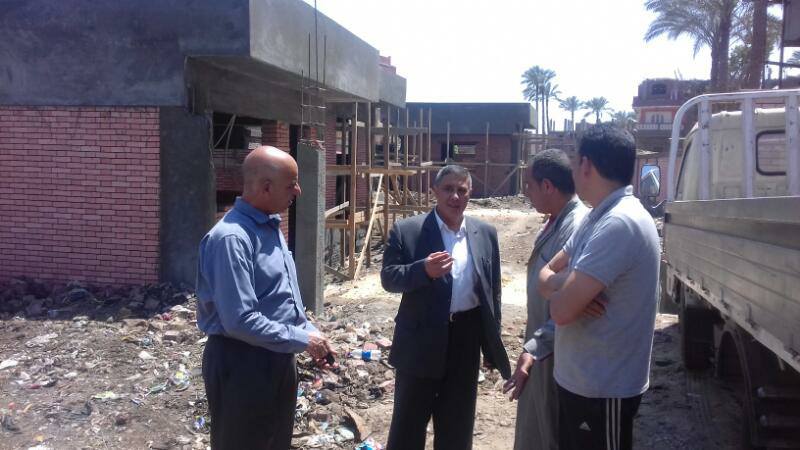   رئيس مدينة شبين القناطر يتابع المشاريع التي قاربت علي الانتهاء
