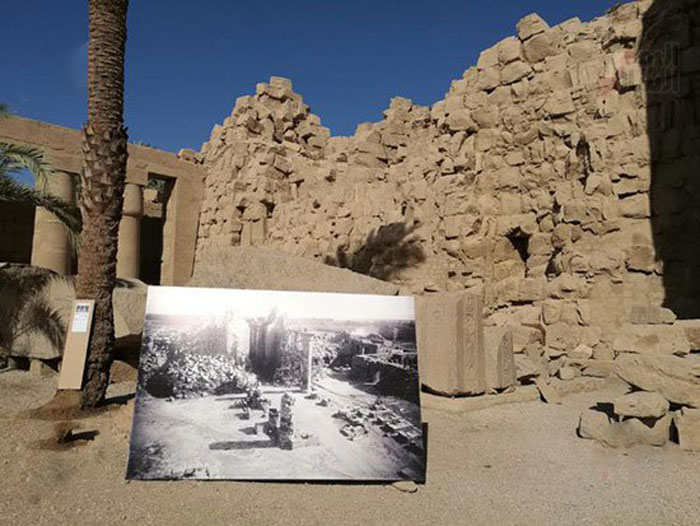   الشريف وعناني في افتتاح معرض صور بمعبد الكرنك