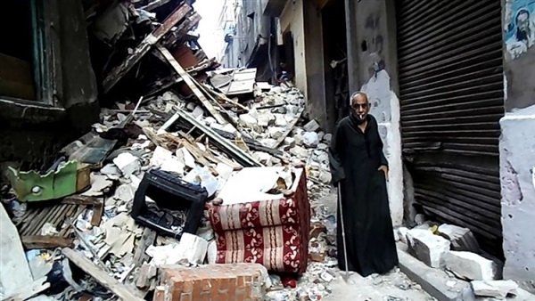   انهيار 3 عقارات بحي وسط الإسكندرية