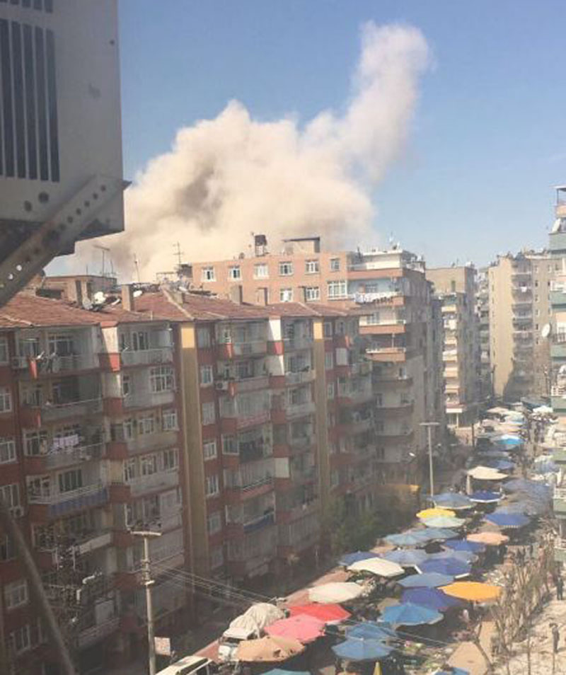   انفجار ضخم يهز مدينة ديار بكر التركية