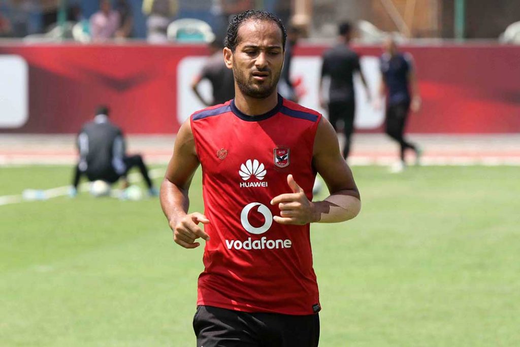   الحاوي يشارك في مران الأهلي لأول مرة بعد غيابه عن البطولة العربية