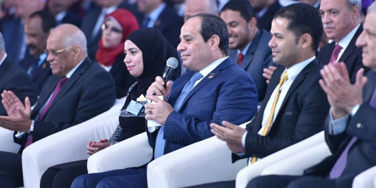   السيسي يشهد فعاليات انطلاق المؤتمر الثالث للشباب بالإسماعيلية
