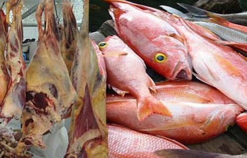   الزراعة: ضبط 2 طن لحوم وأسماك غير صالحة للاستخدام الآدمي بالجيزة