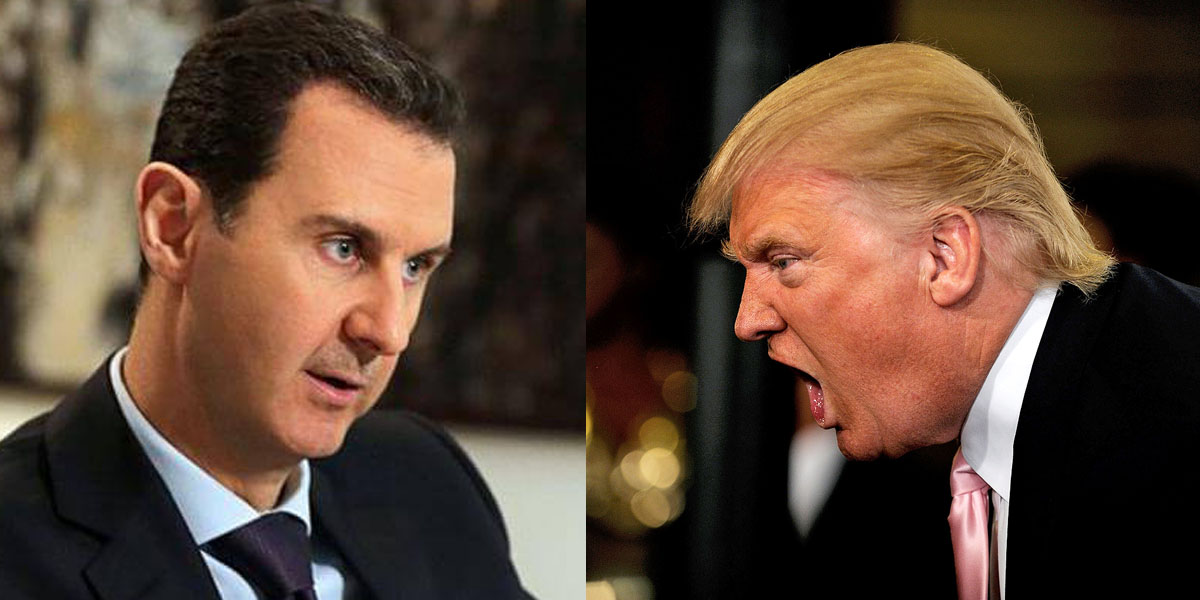     ترامب يسب الأسد مرة أخرى