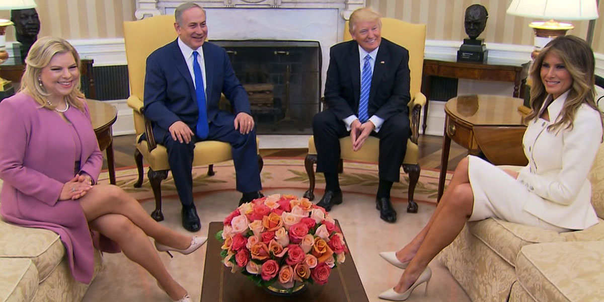   ترامب يناقش السلام فى الشرق الأوسط من إسرائيل