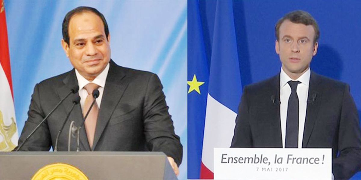   الرئيس يتقدم بالتهنئة للرئيس الفرنسى المنتخب بمناسبة فوزه فى الانتخابات الرئاسية