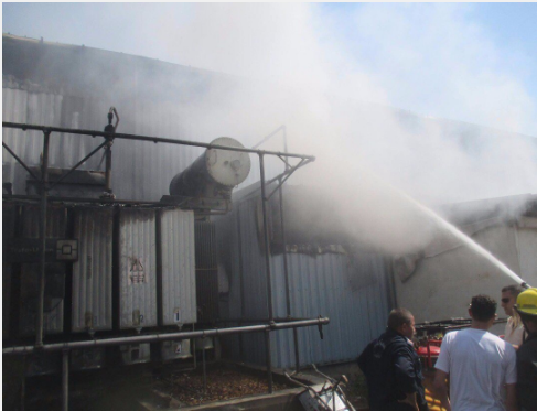   الكهرباء: سيطرنا على حريق محطة محولات سندوب
