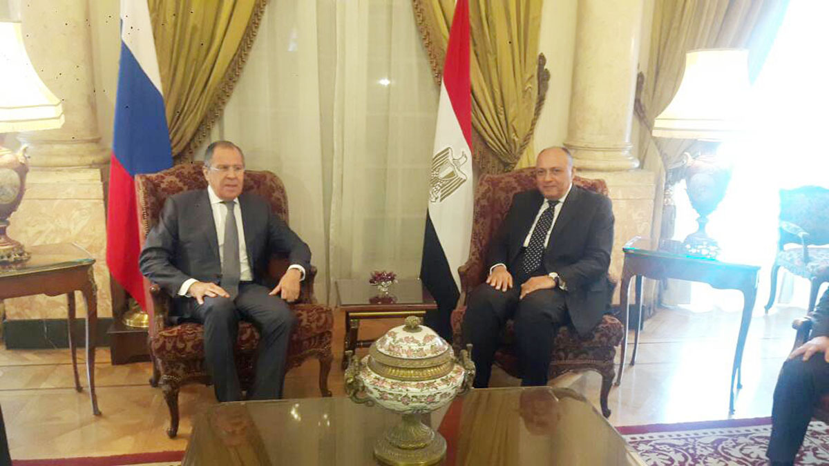   مشاورات موسعة بين وزيرى خارجية مصر وروسيا فى إطار صيغة 2+2