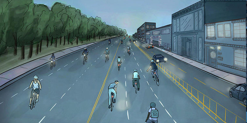   الدراجات تُزاحم السيارات ذاتية القيادة فى شوارعنا بالمستقبل